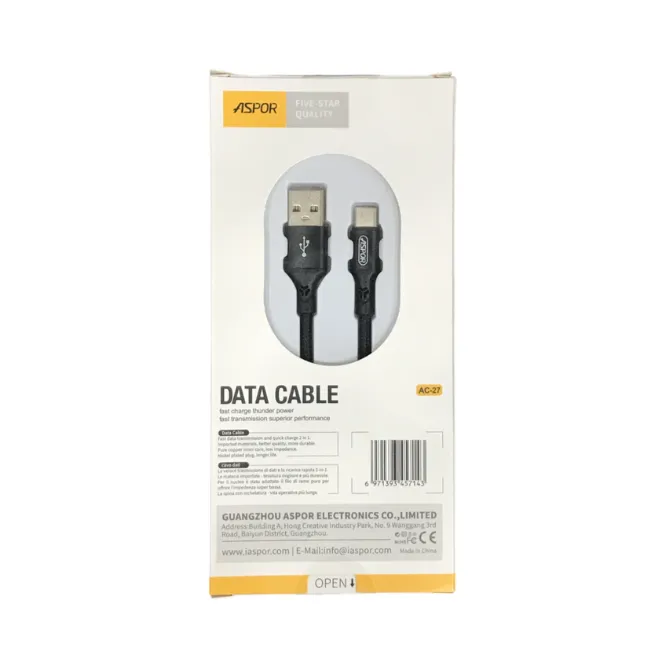 Aspor AC-27 Type C Cable 1M — photo 3