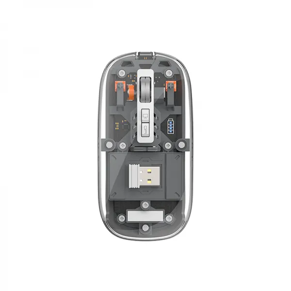 WiWU WM105 Crystal Transparent Magnetic Wireless Mouse