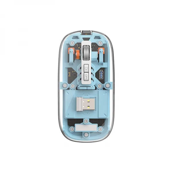 WiWU WM105 Crystal Transparent Magnetic Wireless Mouse — photo 4
