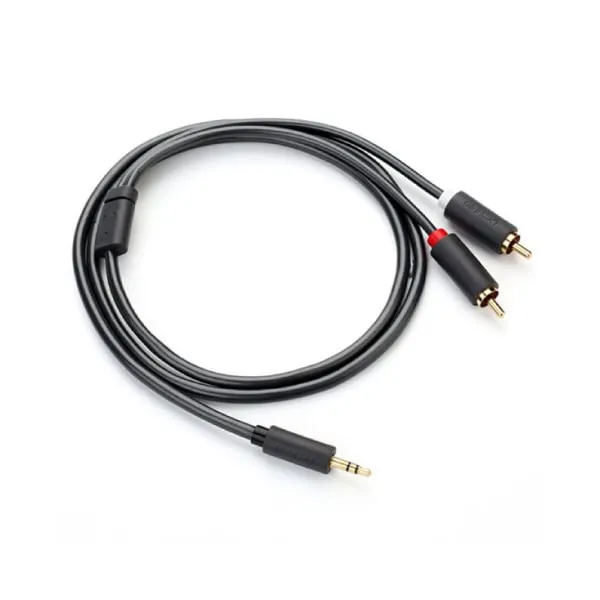 Ugreen 10513 3.5mm Male To 2RCA Male Cable 5m – Gray — photo 2