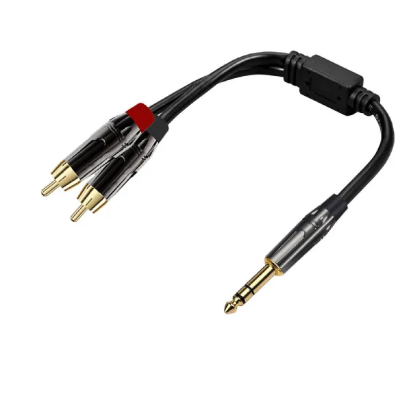 Other / Generic TRS Male To Dual RCA Male Cable 1.5M