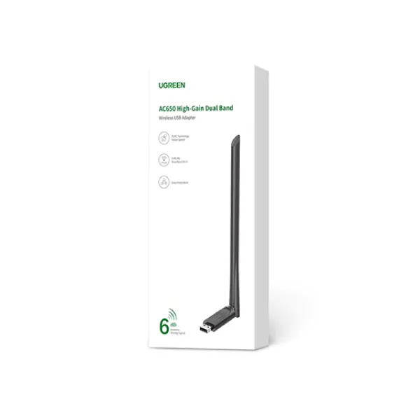Ugreen 90339 AC650 Dual Band USB WiFi Adapter — photo 3