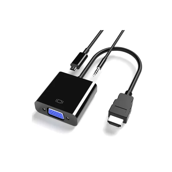 Other / Generic HDTV To VGA Adapter With Aux & Usb To Micro Cable