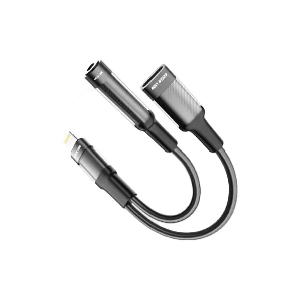 Green Lion 2 In 1 Earphone & Charging Adapter
