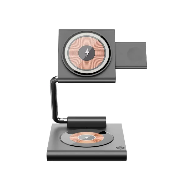 WiWU WI-W023 Geek 3 In 1 Wireless Charger 15w — photo 2