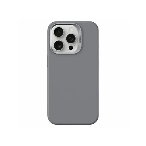 WiWU SP-019 Vegan Leather Shock-Proof Magnetic Phone Case 15 Pro Max Phantom Gray — photo 4