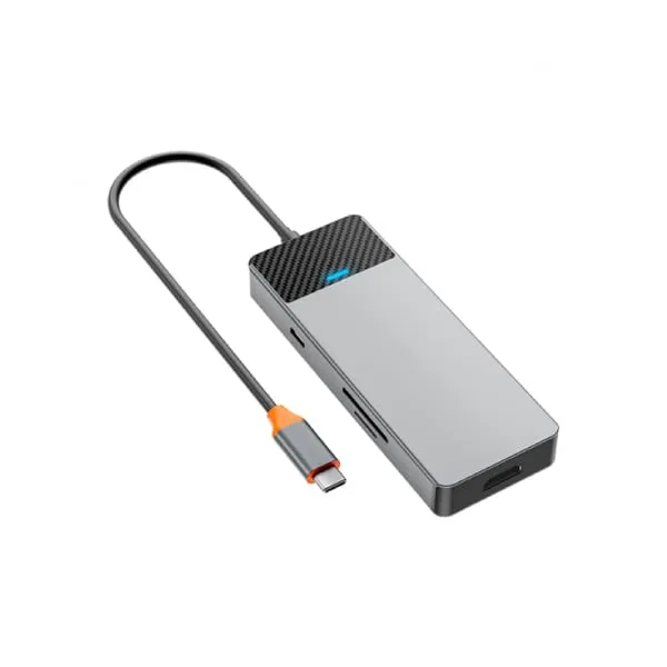 WiWU Linker A721HD 7 In 1 USB-C Hub – Grey — photo 2