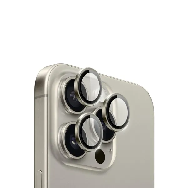 WiWU LG-004 Lens Guard 15 Pro Max – Titanium