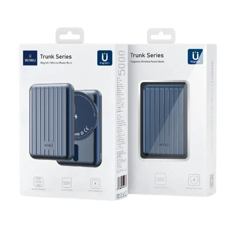 WiWU PP02 15W 5000mAh Trunk Magnetic Wireless Powerbank — photo 5