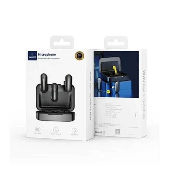 WiWU Wi-WM002 Portable Wireless Dual Microphone — photo 4