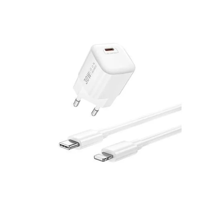 WiWU WI-U006 Nano 30W Gan PD Type-C To Lightning Charger — photo 4