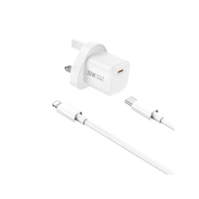 WiWU WI-U006 Nano 30W Gan PD Type-C To Lightning Charger — photo 3