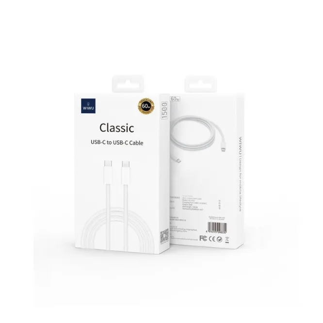 WiWU Wi-C032 Classic 60W Fast Charging Type-C to Type-C Cable 1.5M — photo 4
