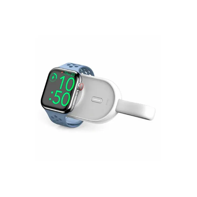 WiWU Wi-M20 2-in-1 Watch Charger White — photo 3