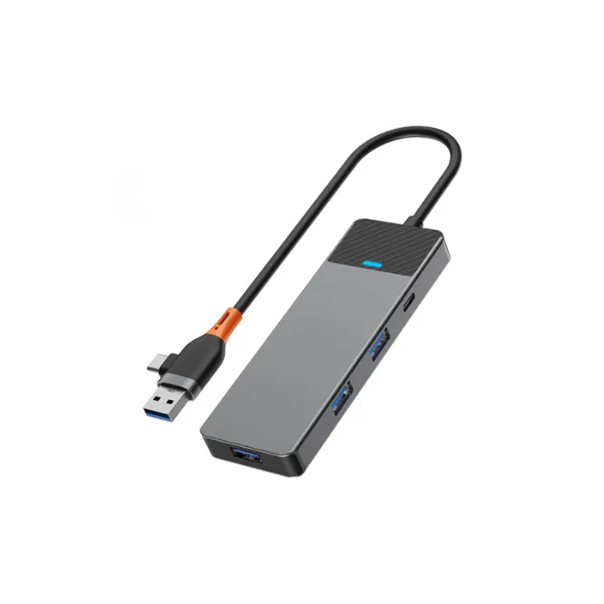 WiWU A431C Linker Series USB-A&C 4-in-1 Hub Adapter — photo 2