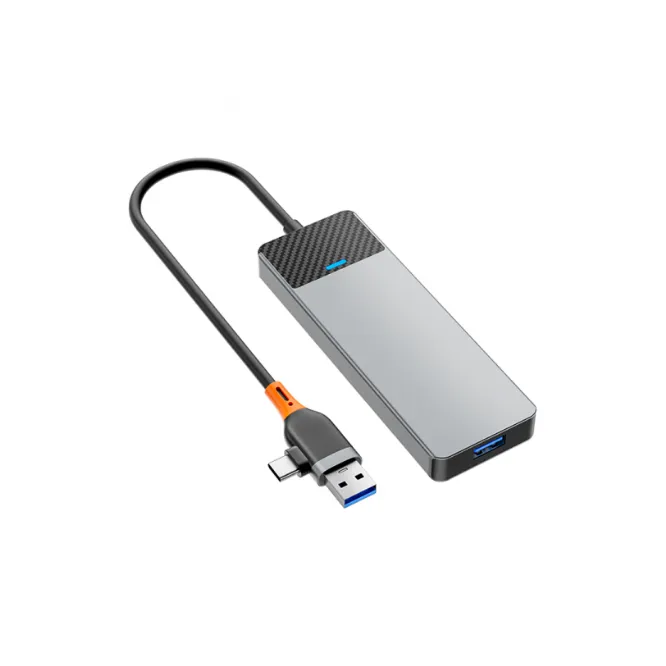 WiWU A431C Linker Series USB-A&C 4-in-1 Hub Adapter — photo 3