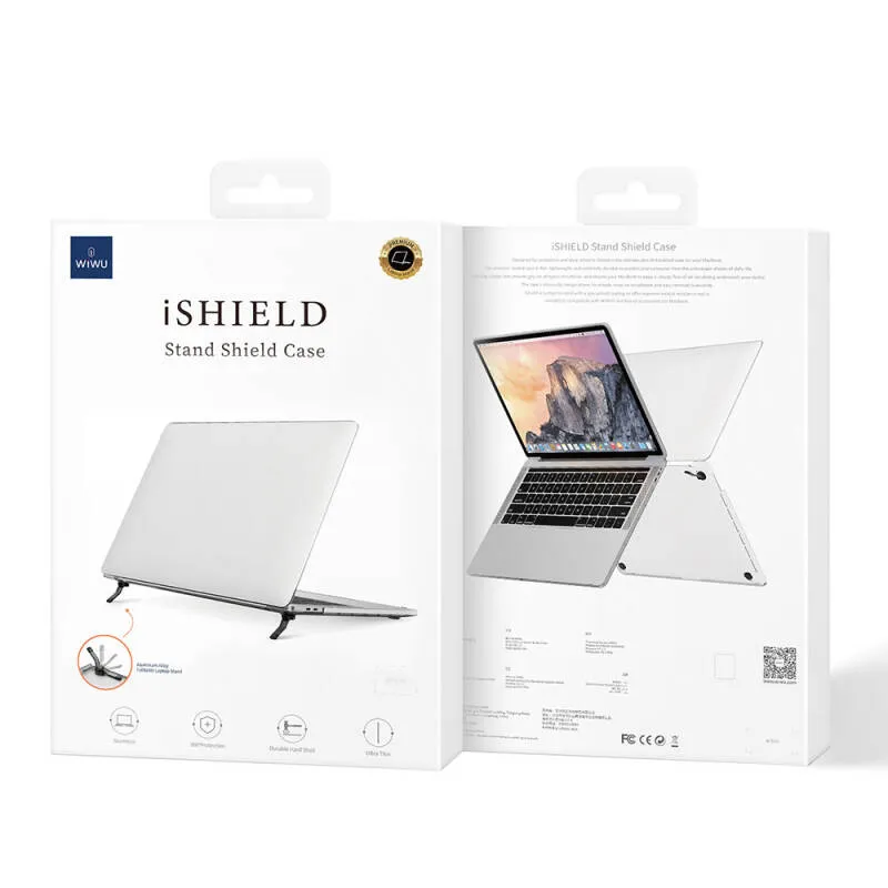 WiWU Ishield Stand Shield Case 13.6 Air 2022 Transparent — photo 4