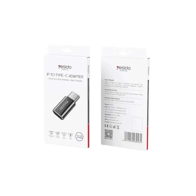 Yesido GS22 Lightning to Type-C Data Transfer Adapter — photo 2