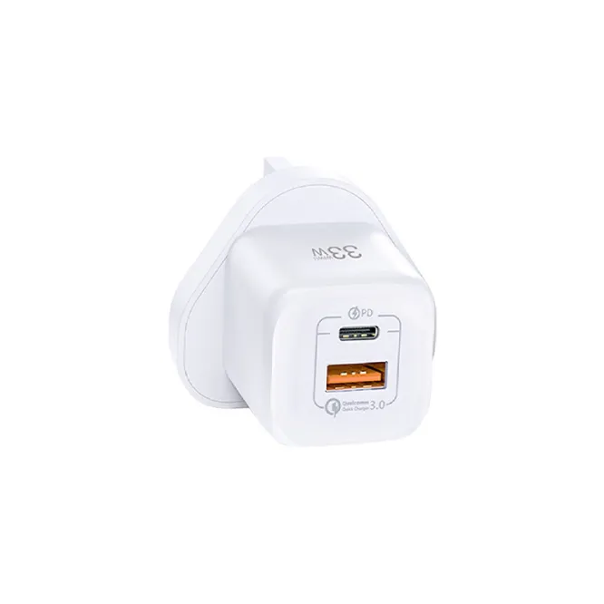 WiWU Wi-U014 33w Gan Fast Charger 3pin – Blue — photo 2