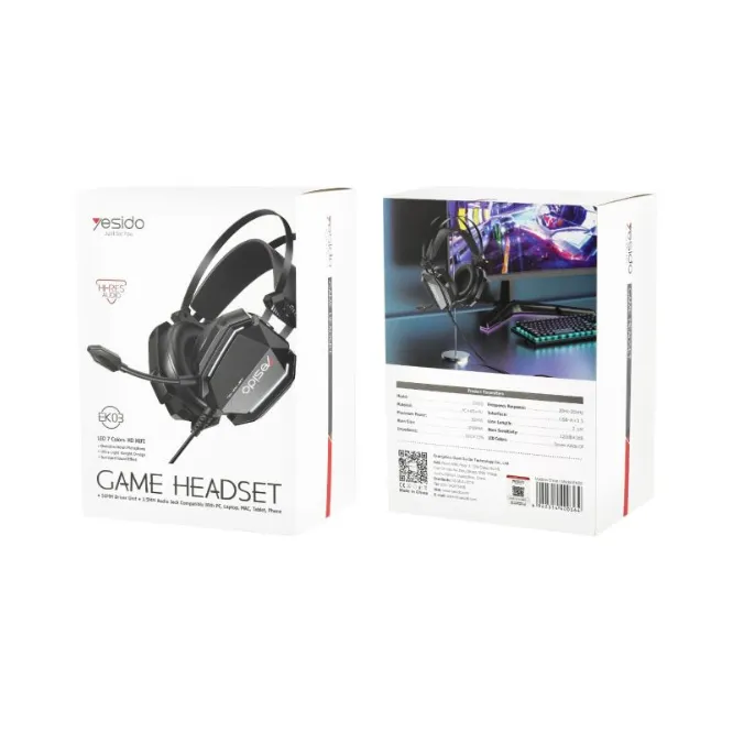 Yesido EK03 USB+3.5mm Gaming Headset — photo 3
