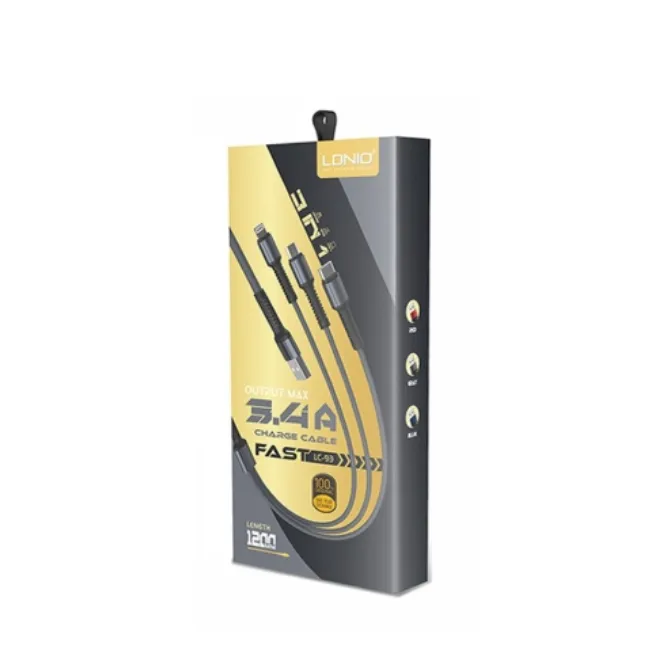 LDNIO LC93 3 In One Cable 1.2Meter — photo 4