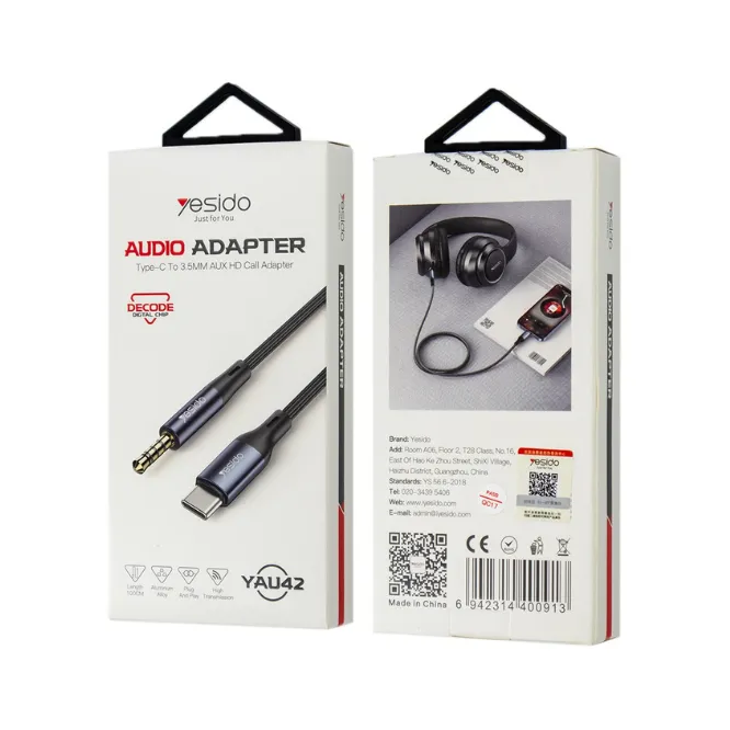 Yesido YAU42 Type-C to 3.5MM Audio Cable — photo 3