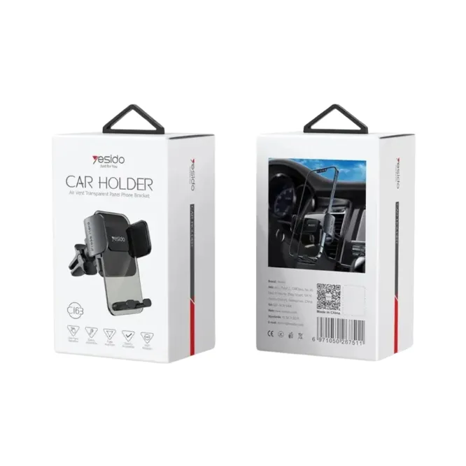 Yesido C163 Transparent Air Vent Car Phone Holder — photo 3