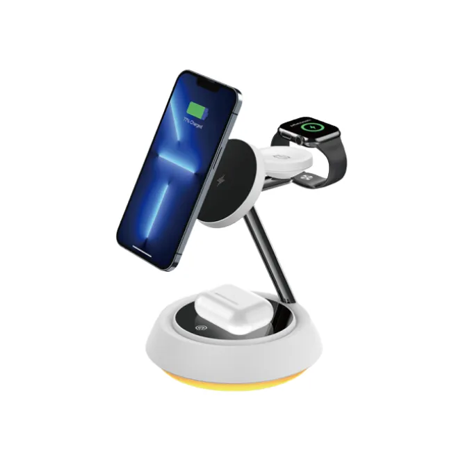 WiWU WI-W002 Power Air 3 In 1 Wireless Charger