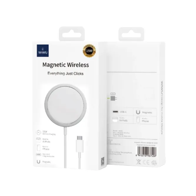 WiWU WI-W009 Magnetic Wireless Type C Charger — photo 4