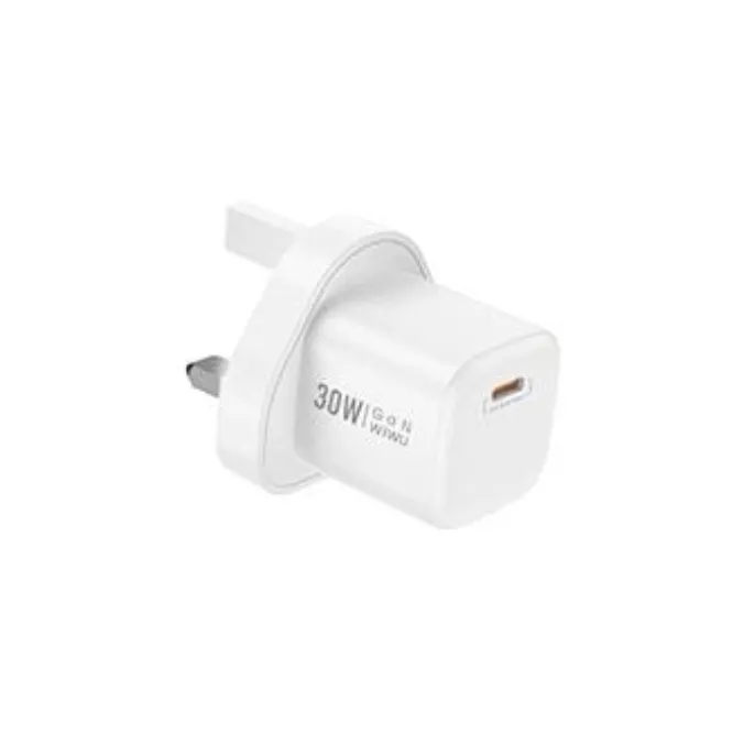 WiWU Wi-U006 Nano 30W Gan PD Charger Eu – White — photo 2