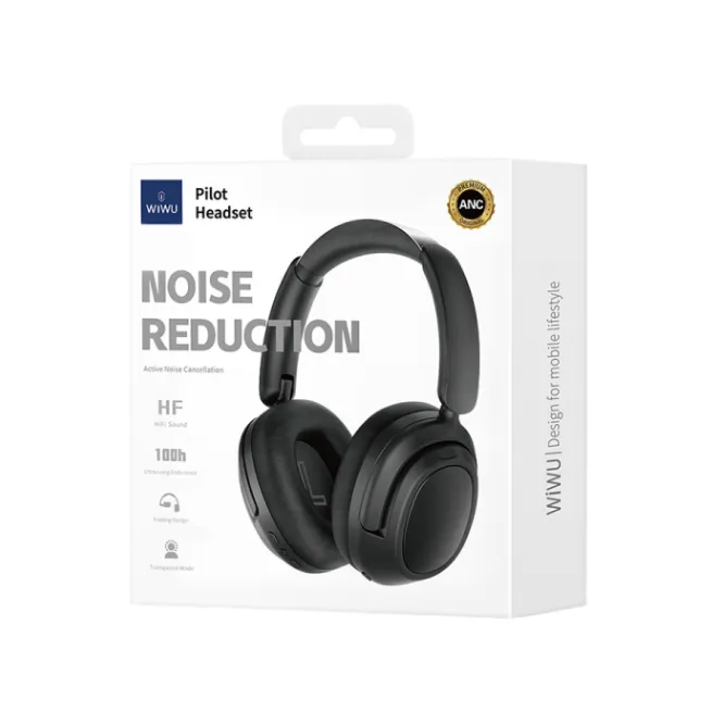 WiWU TD-03 Pilot Headset ANC – Black — photo 5