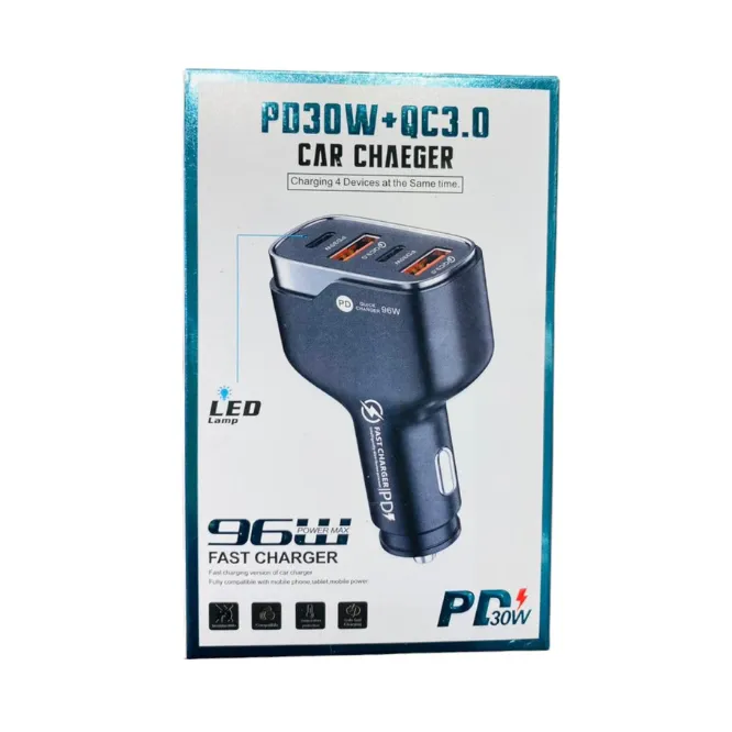 Other / Generic 96W PD 30W+QC 3.0 Car Charger — photo 3