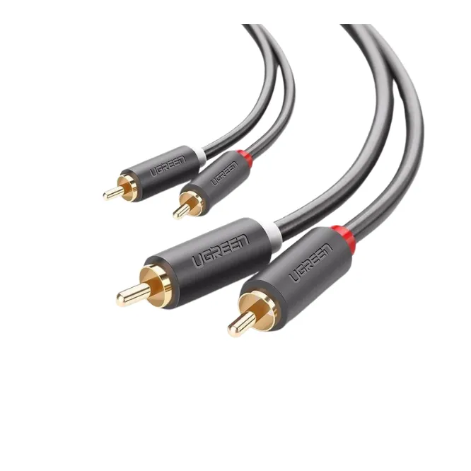 Ugreen 10520 2RCA Male To 2RCA Male Cable 5m – Black — photo 2