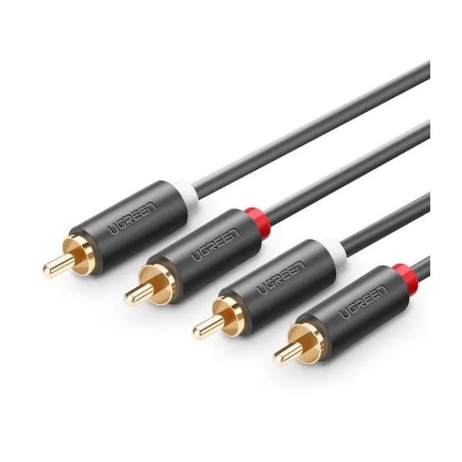 Ugreen 10519 2RCA Male To 2RCA Male Cable 3m – Black — photo 3