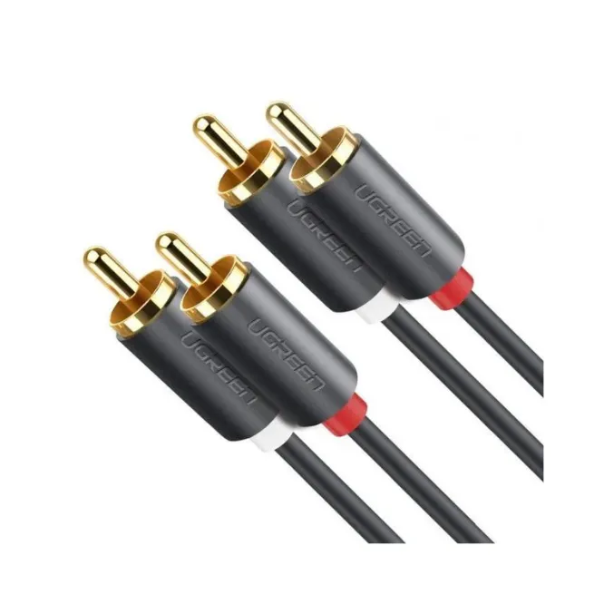Ugreen 10519 2RCA Male To 2RCA Male Cable 3m – Black — photo 2