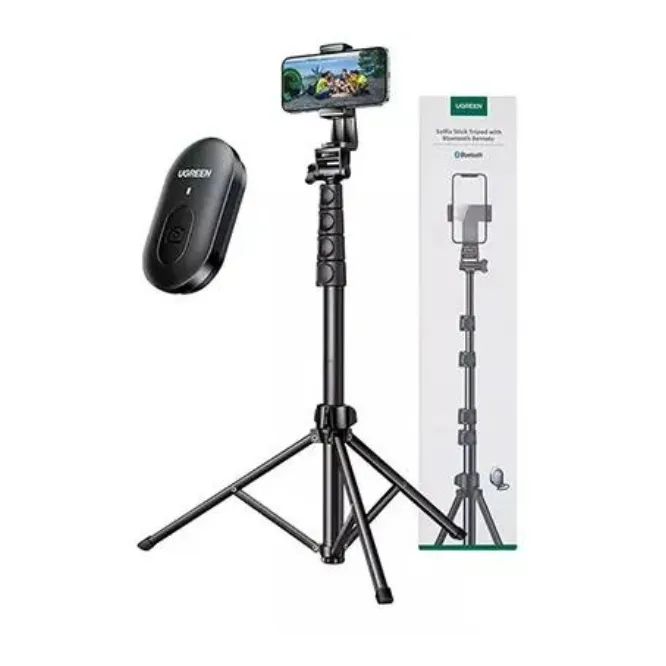 Ugreen 15609 Selfie Stick Tripod With Bluetooth Remote — photo 3