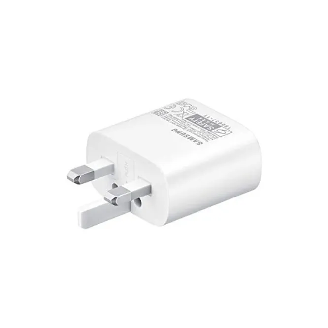 Samsung 25W Adapter USB-C 3 Pin – White — photo 2