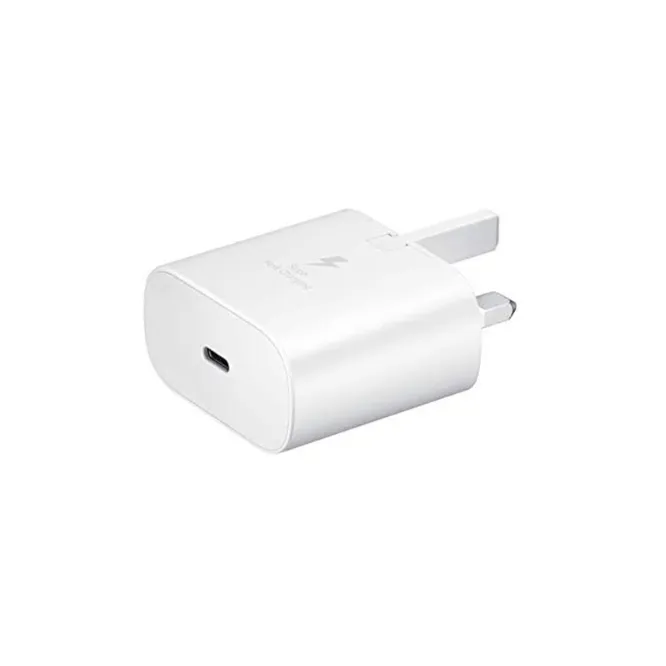 Samsung 25W Adapter USB-C 3 Pin – White