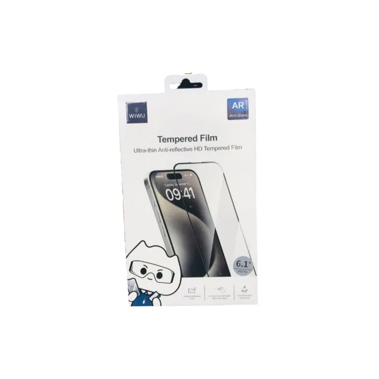 WiWU Ultra Thin Anti Reflective HD Tempered Film iPhone 15 Series — photo 3
