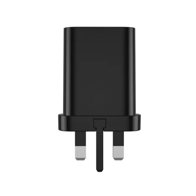 WiWU WI-U003 Dual USB-A Fast Charger 3 Pin – Black — photo 3
