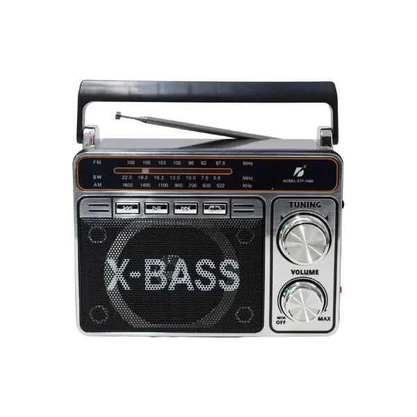 Other / Generic KTF-1466 X-Bass Classic Type Radio Bluetooth Speaker