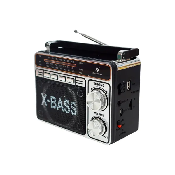 Other / Generic KTF-1466 X-Bass Classic Type Radio Bluetooth Speaker — photo 2