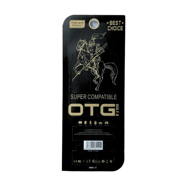 Other / Generic Type-C OTG 2.0 Black Model-F2 – 10 pcs Pack — photo 3