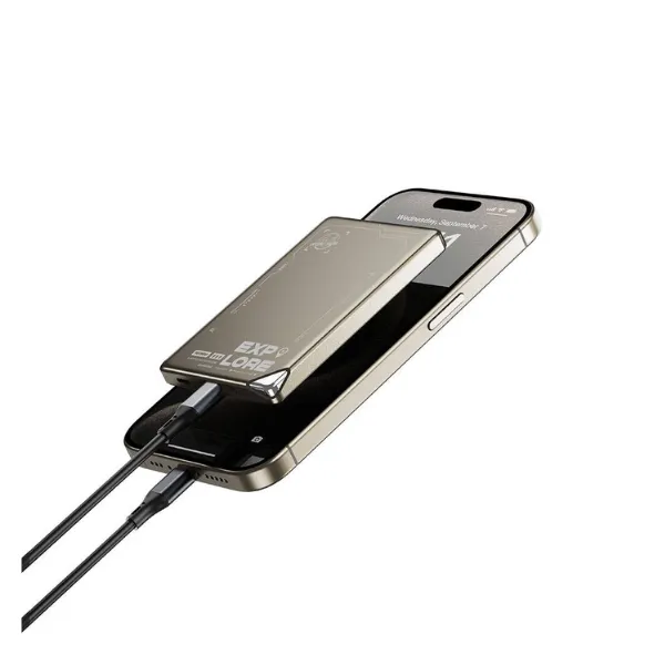 WiWU WI-P019 Ultra-Thin Magsafe Powerbank 15W 5000mAh Explore Series — photo 5