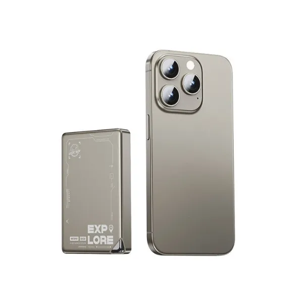 WiWU Wi-P020 Ultra-Thin Magsafe Powerbank 15W 10000mAh Explore Series Wireless — photo 7