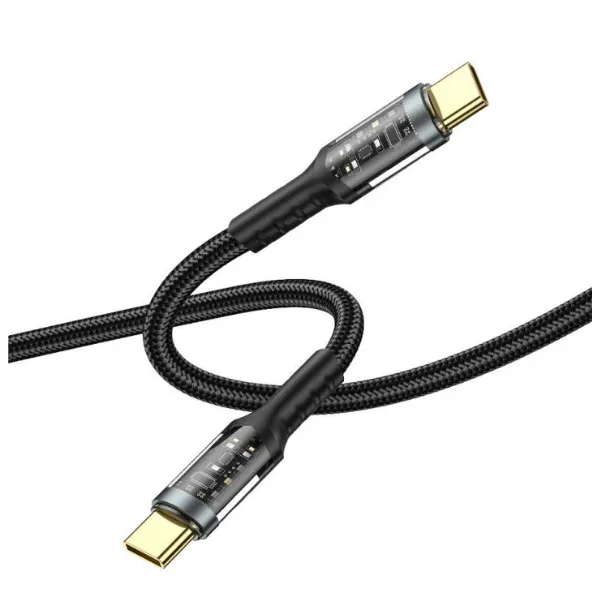 WiWU Wi-C016 Geek Series Type-C To Type-C PD Data Cable 100W 1.2 Meters — photo 4