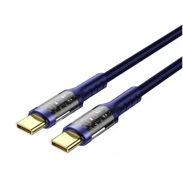 WiWU Wi-C016 Geek Series Type-C To Type-C PD Data Cable 100W 1.2 Meters — photo 7