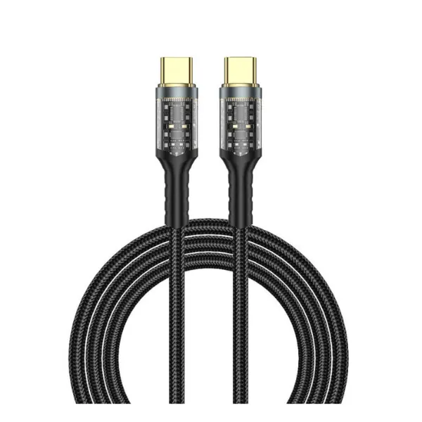 WiWU Wi-C016 Geek Series Type-C To Type-C PD Data Cable 100W 1.2 Meters