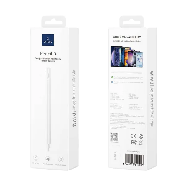 WiWU Pencil D Active Capacitive Pressure Universal Palm-Rejection Touch Stylus Pen — photo 5