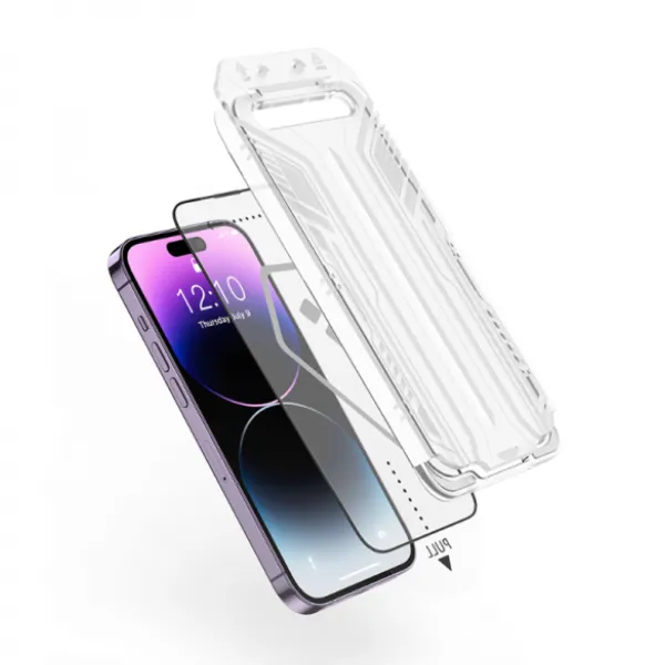 WiWU WI-SQ008 Easy Install Tempered Glass For iPhone 15 Series — photo 4